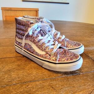 Vans chunky glitter high tops